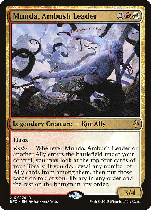 Munda, Ambush Leader [Battle for Zendikar - 215]
