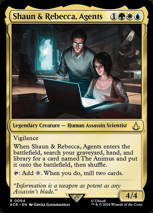 Shaun & Rebecca, Agents [Assassin's Creed - 64]