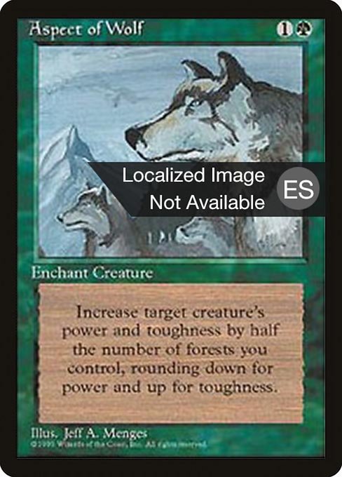 Aspect of Wolf [Fourth Edition Foreign Black Border - 233]