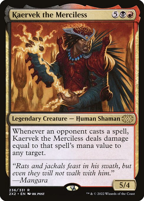 Kaervek the Merciless [Double Masters 2022 - 236]