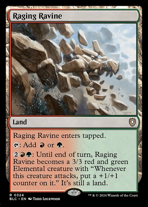 Raging Ravine [Bloomburrow Commander - 324]