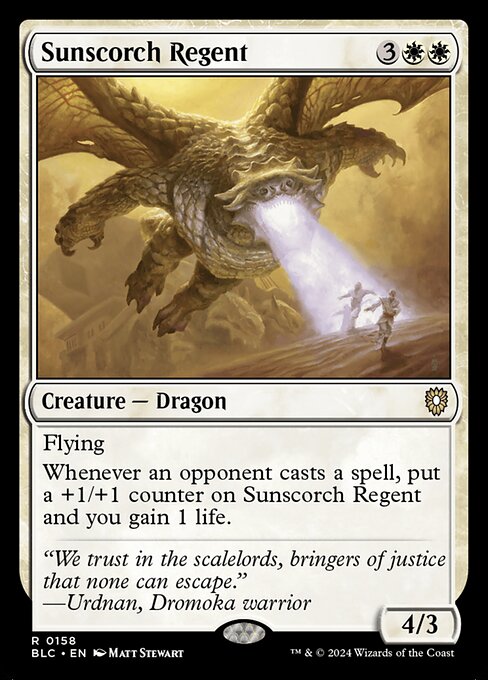 Sunscorch Regent [Bloomburrow Commander - 158]
