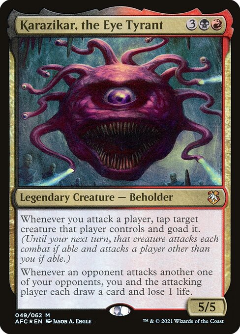 Karazikar, the Eye Tyrant [Forgotten Realms Commander - 49]