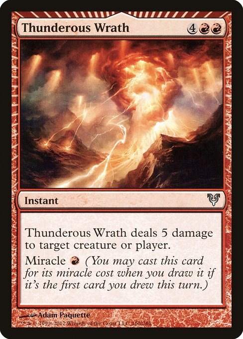 Thunderous Wrath [Avacyn Restored - 160]