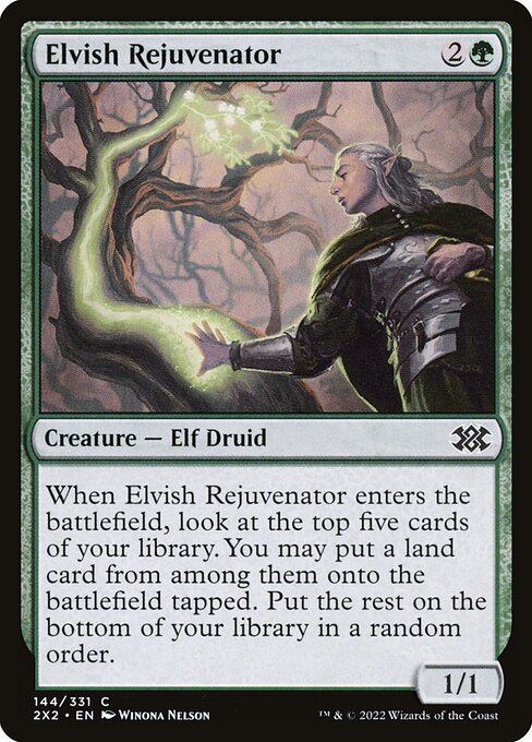 Elvish Rejuvenator [Double Masters 2022 - 144]