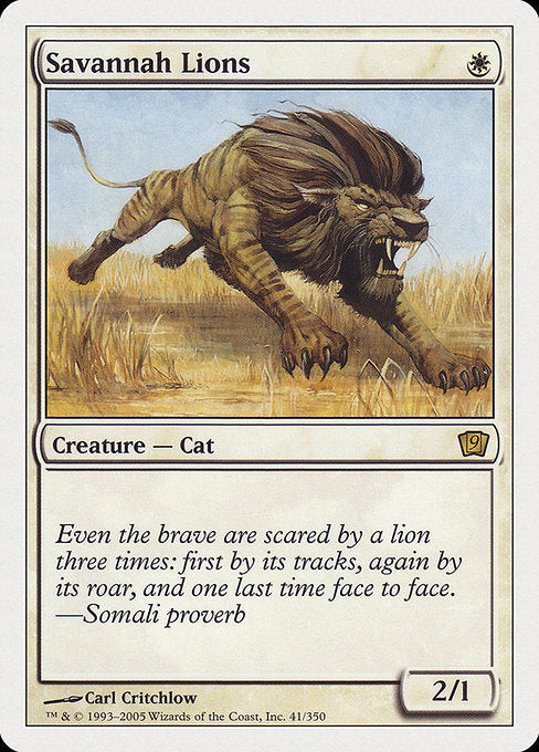 Savannah Lions [Ninth Edition - 41]