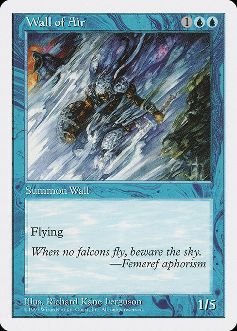 Wall of Air [Fifth Edition - 135]