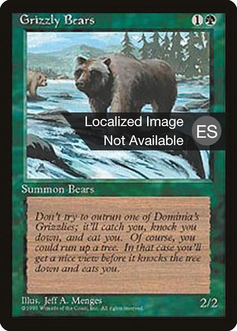Grizzly Bears [Fourth Edition Foreign Black Border - 250]