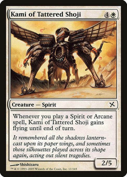Kami of Tattered Shoji [Betrayers of Kamigawa - 11]