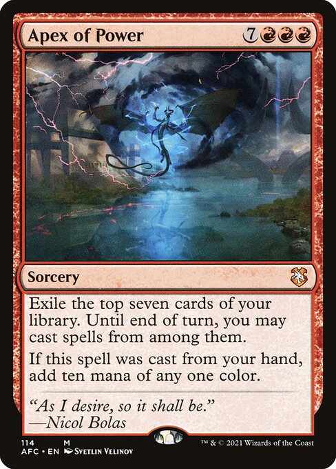 Apex of Power [Forgotten Realms Commander - 114]