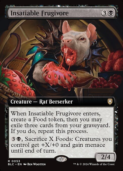 Insatiable Frugivore [Bloomburrow Commander - 53]
