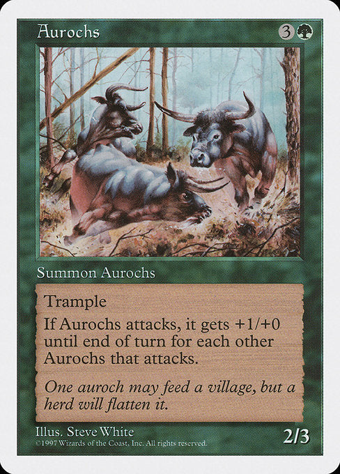 Aurochs [Fifth Edition - 279]