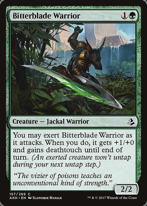 Bitterblade Warrior [Amonkhet - 157]