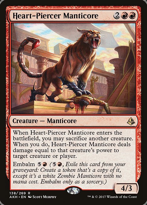 Heart-Piercer Manticore [Amonkhet - 138]