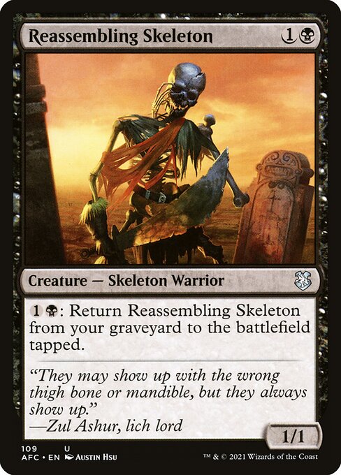Reassembling Skeleton [Forgotten Realms Commander - 109]