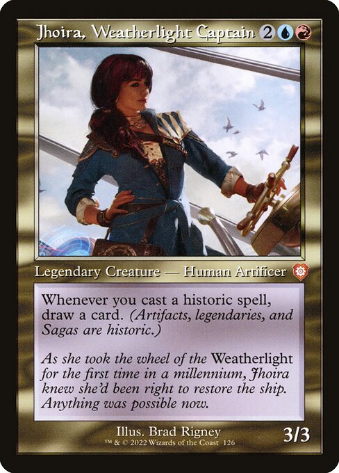 Jhoira, Weatherlight Captain [The Brothers' War Commander - 126]