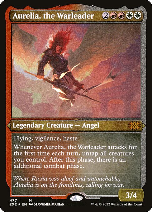 Aurelia, the Warleader [Double Masters 2022 - 477]