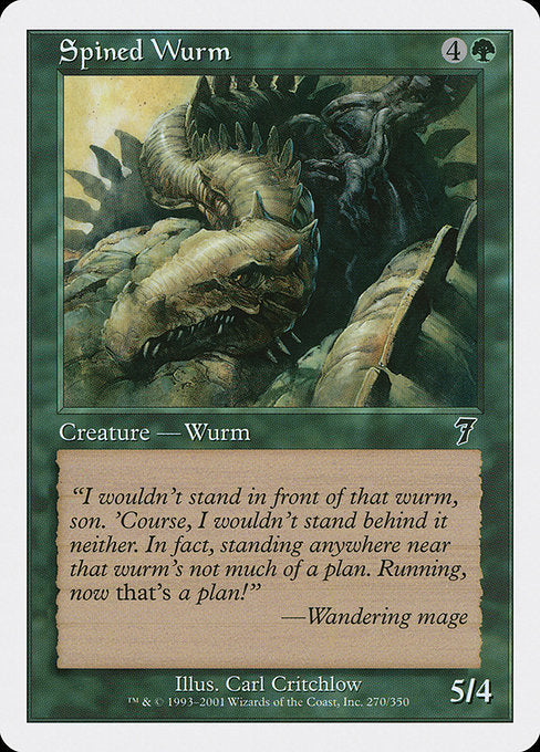Spined Wurm [Seventh Edition - 270]