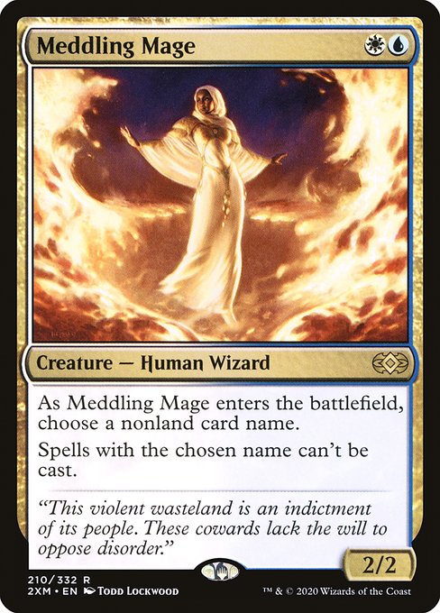 Meddling Mage [Double Masters - 210]