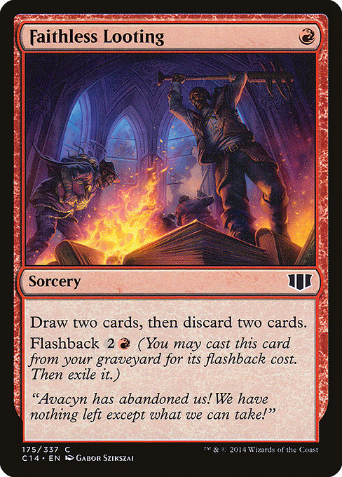 Faithless Looting [Commander 2014 - 175]