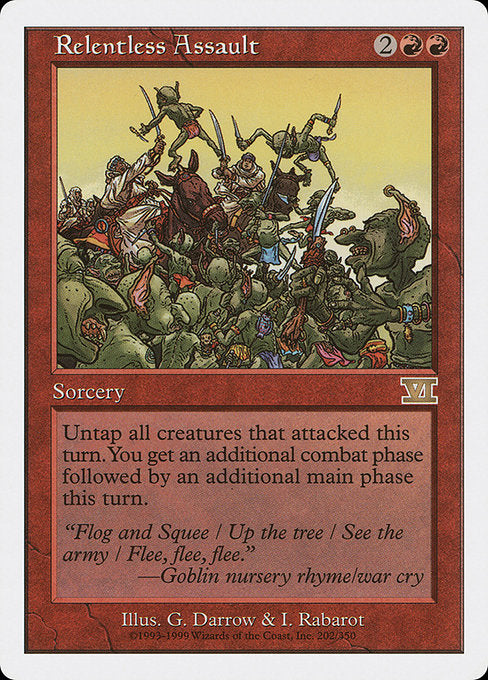 Relentless Assault [Classic Sixth Edition - 202]