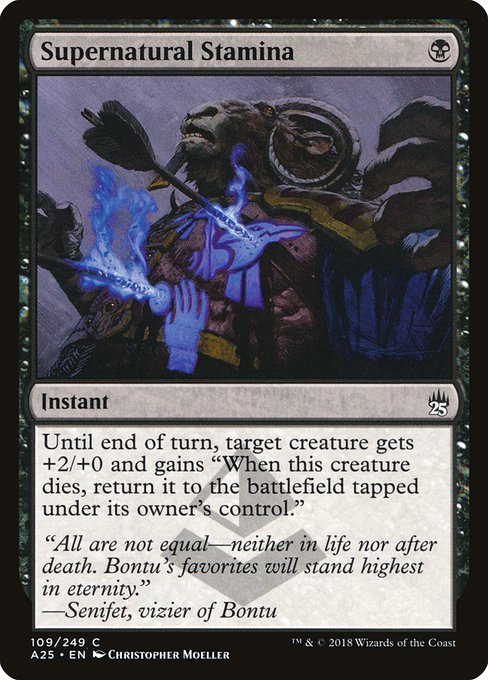 Supernatural Stamina [Masters 25 - 109]