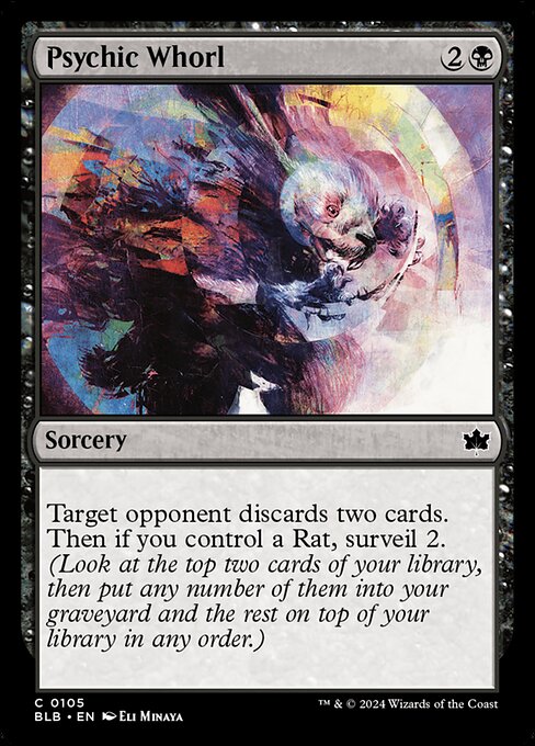 Psychic Whorl [Bloomburrow - 105]