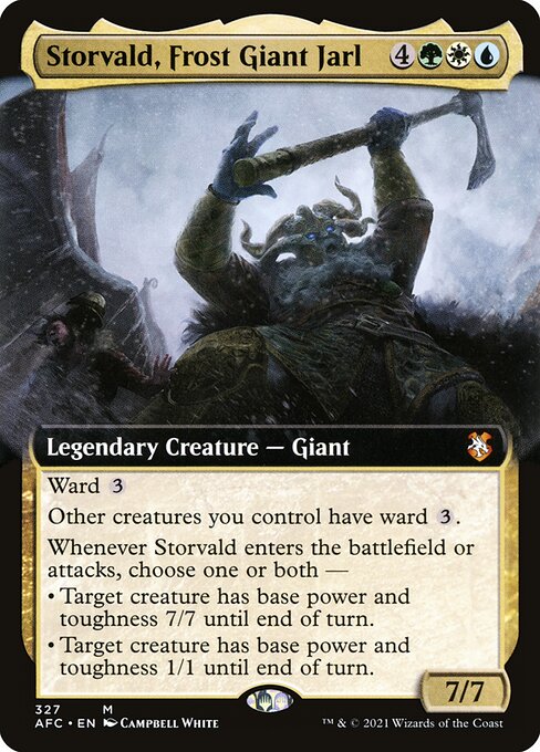 Storvald, Frost Giant Jarl [Forgotten Realms Commander - 327]