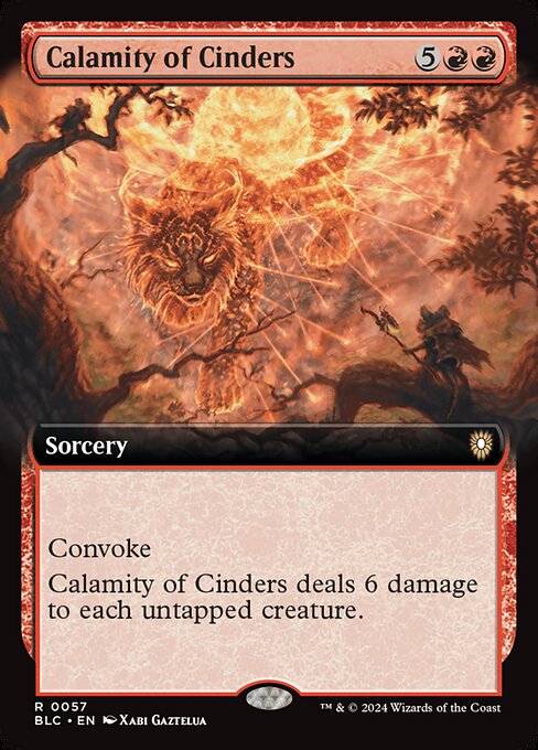Calamity of Cinders [Bloomburrow Commander - 57]