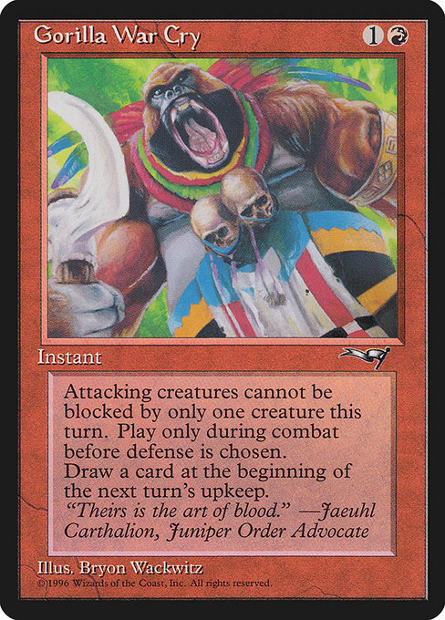 Gorilla War Cry [Alliances - 73b]