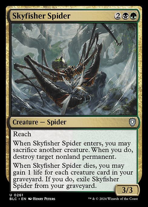 Skyfisher Spider [Bloomburrow Commander - 261]