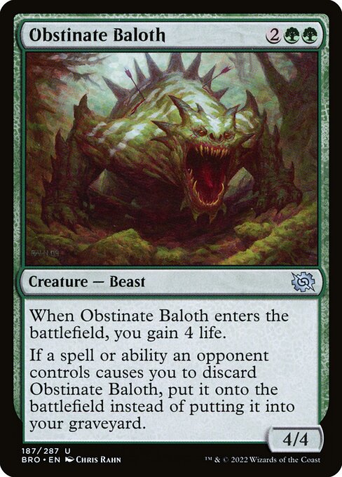 Obstinate Baloth [The Brothers' War - 187]