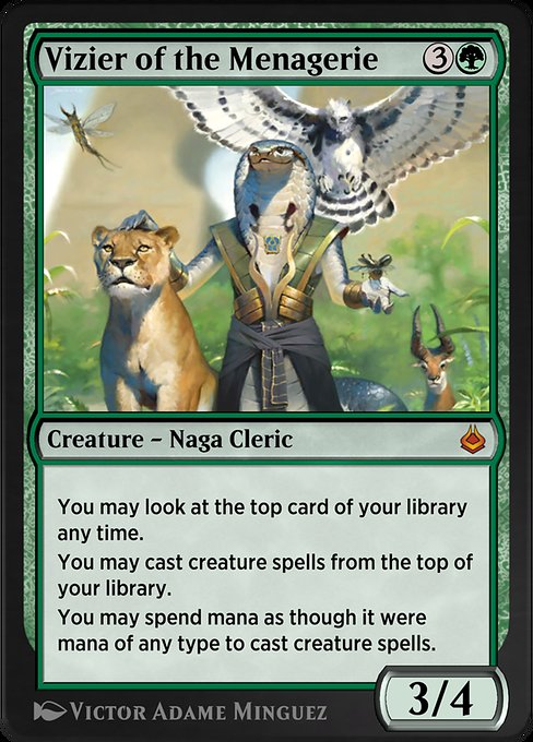 Vizier of the Menagerie [Amonkhet Remastered - 224]