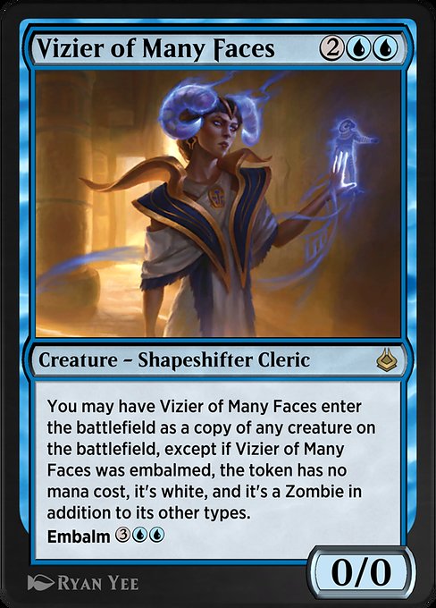 Vizier of Many Faces [Amonkhet Remastered - 87]