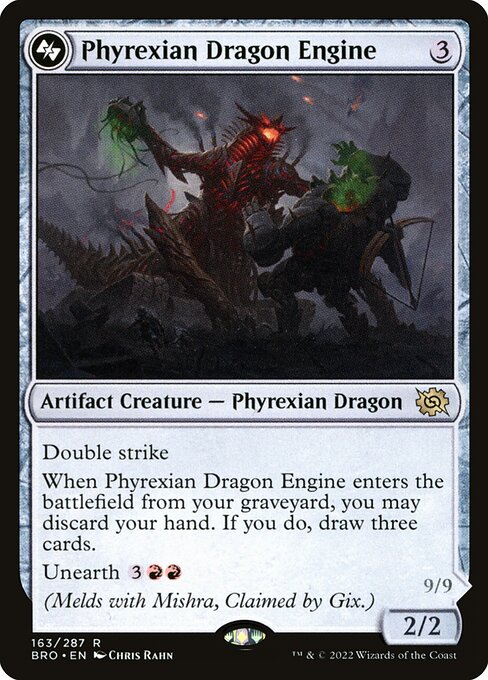 Phyrexian Dragon Engine // Mishra, Lost to Phyrexia [The Brothers' War - 163]