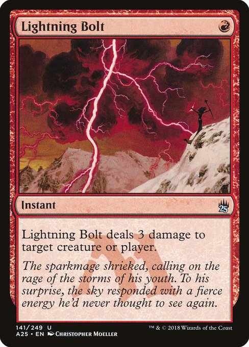 Lightning Bolt [Masters 25 - 141]