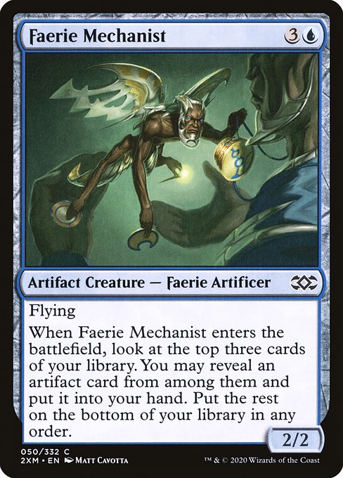 Faerie Mechanist [Double Masters - 50]