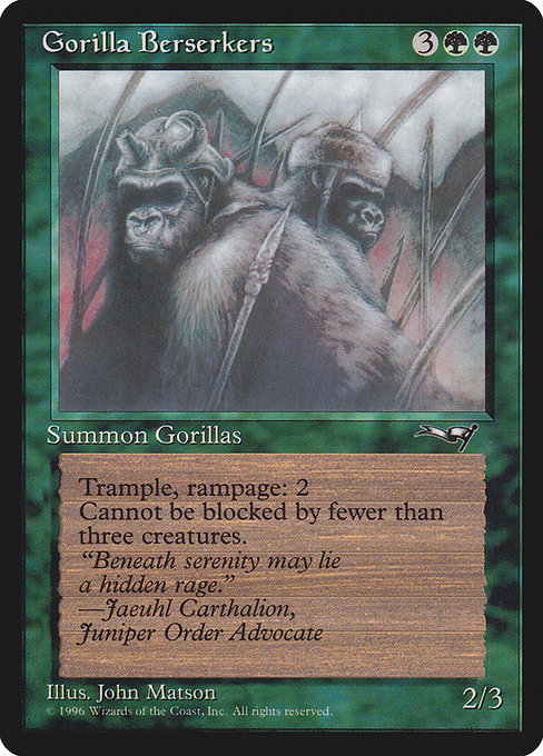 Gorilla Berserkers [Alliances - 93b]