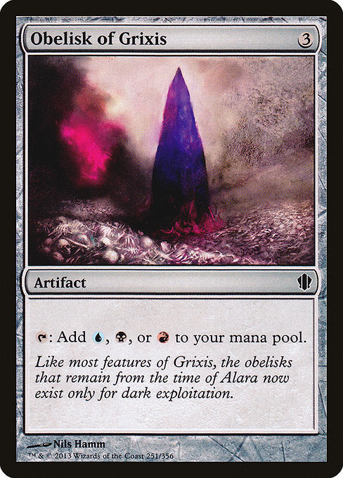 Obelisk of Grixis [Commander 2013 - 251]