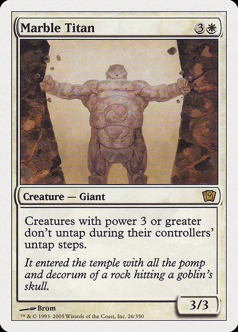 Marble Titan [Ninth Edition - 26]
