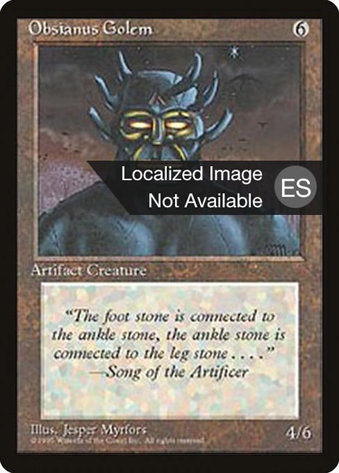 Obsianus Golem [Fourth Edition Foreign Black Border - 339]