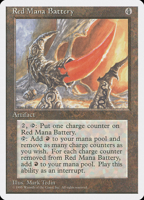 Red Mana Battery [Fourth Edition - 343]