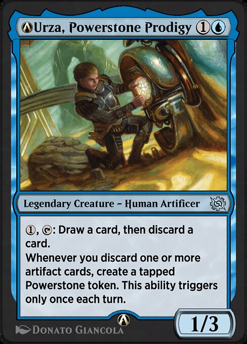 A-Urza, Powerstone Prodigy [The Brothers' War - A-69]