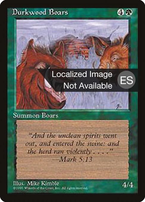 Durkwood Boars [Fourth Edition Foreign Black Border - 241]