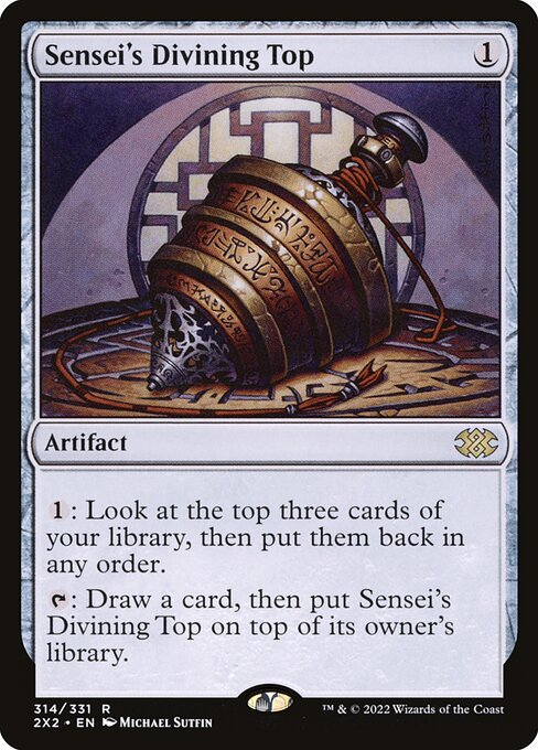 Sensei's Divining Top [Double Masters 2022 - 314]
