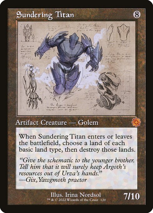 Sundering Titan [The Brothers' War Retro Artifacts - 120]