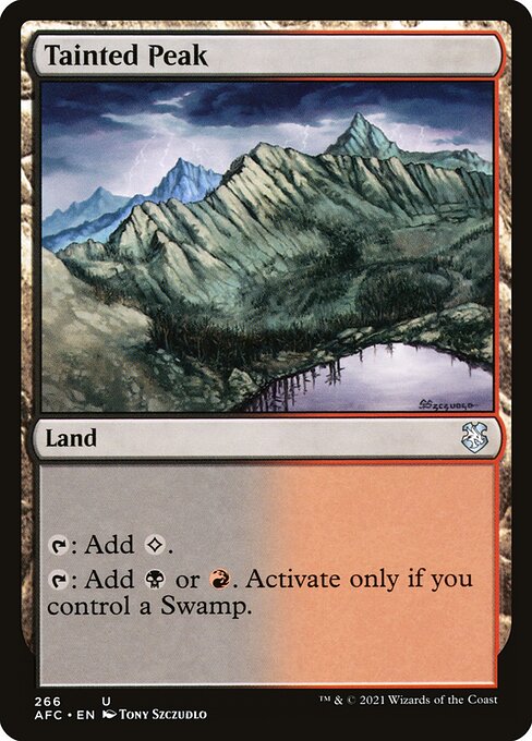 Tainted Peak [Forgotten Realms Commander - 266]