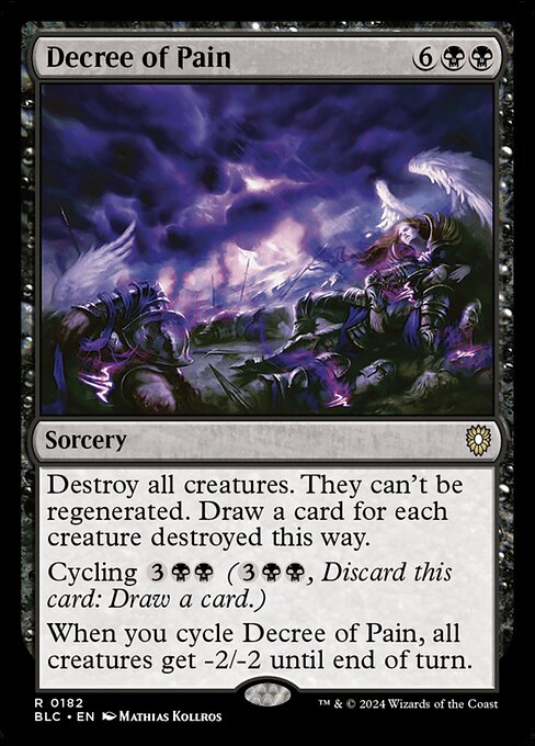 Decree of Pain [Bloomburrow Commander - 182]