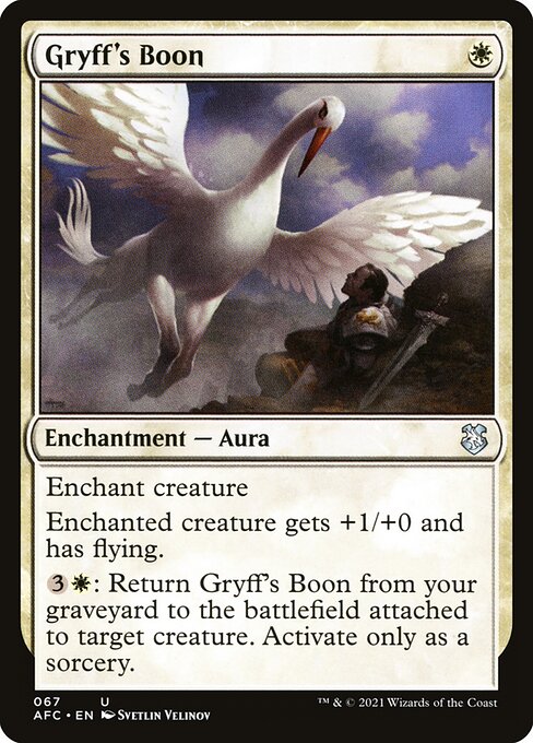 Gryff's Boon [Forgotten Realms Commander - 67]