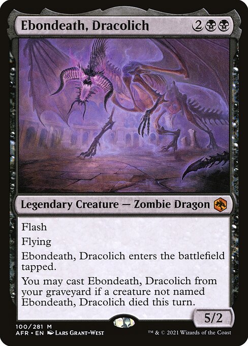 Ebondeath, Dracolich [Adventures in the Forgotten Realms - 100]